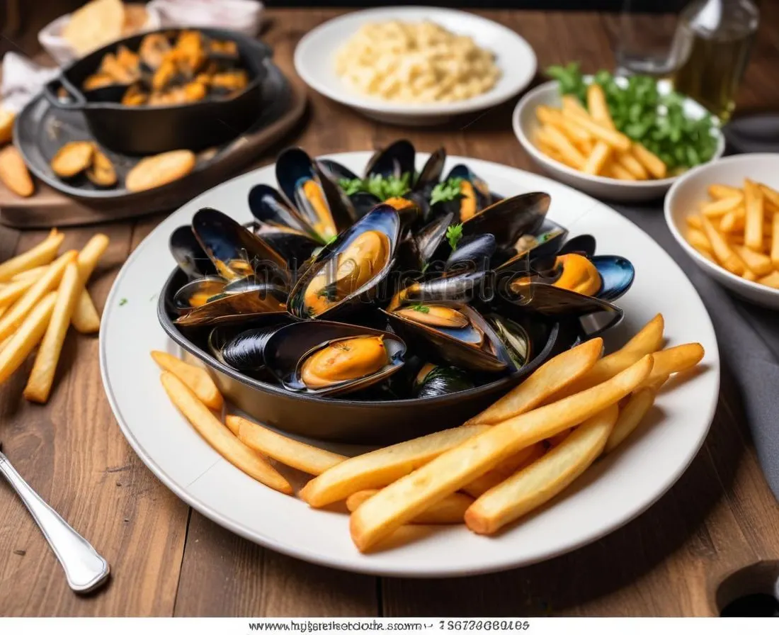 Moules Marinières et Frites Maison