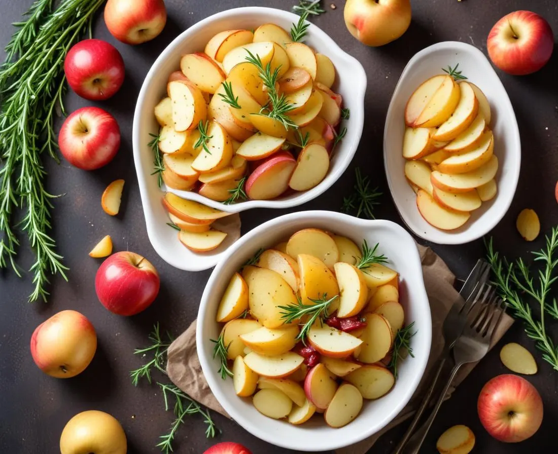 Salade de pommes de terre à la moutarde et aux herbes fraîches