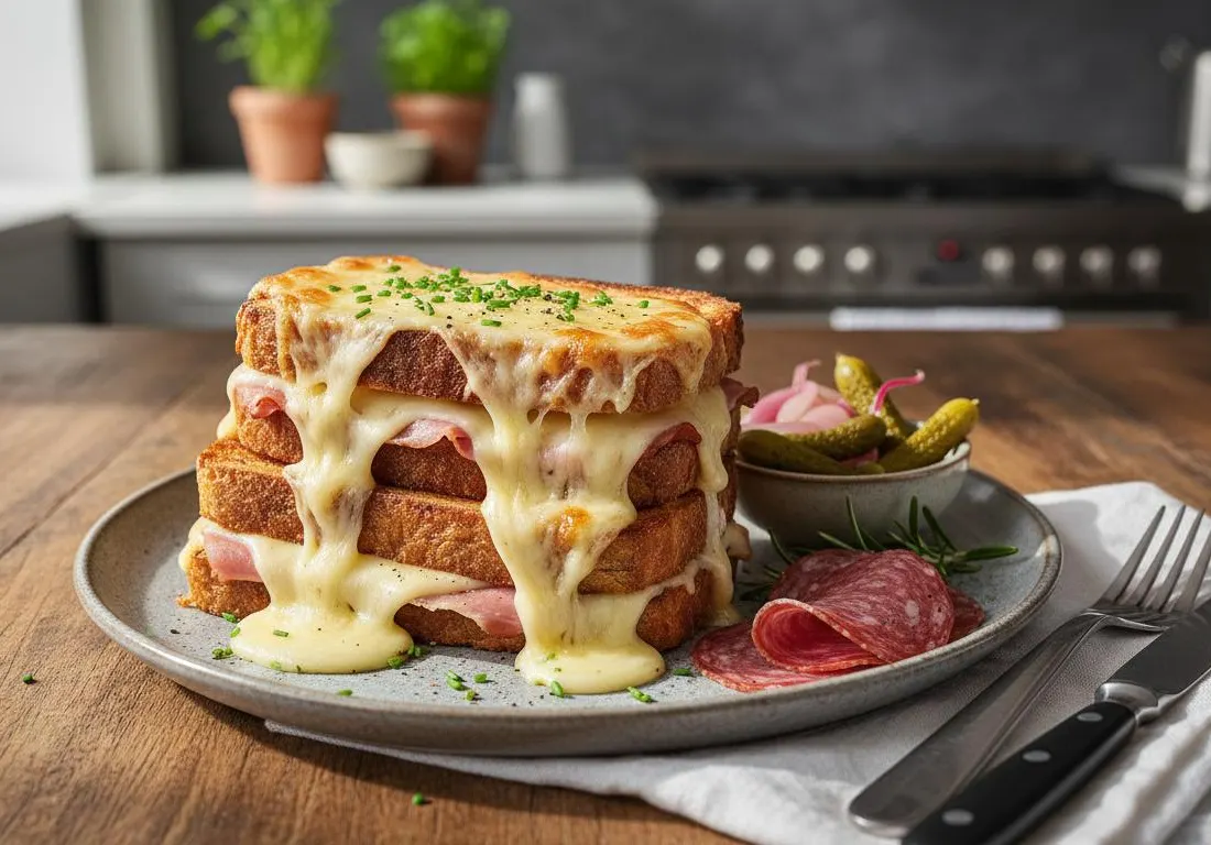 Le Savoyard Fondant : Croque-Monsieur à la Raclette