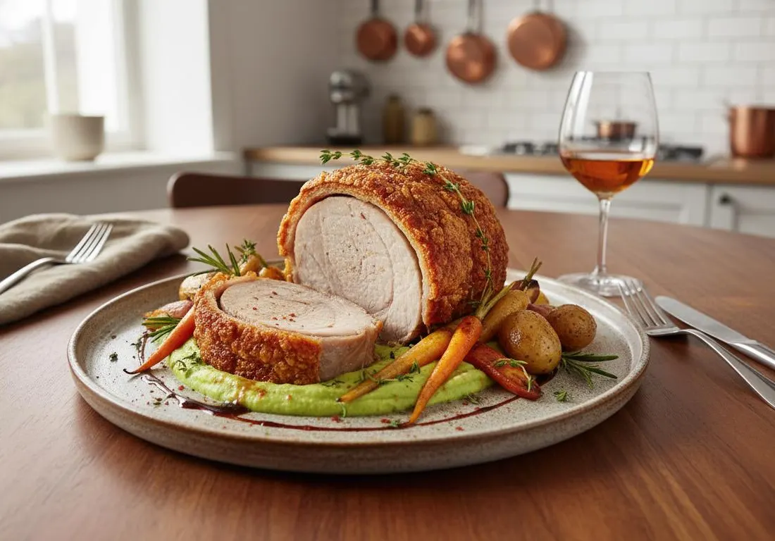 Rouelle de Porc Croustillante à l'Airfryer