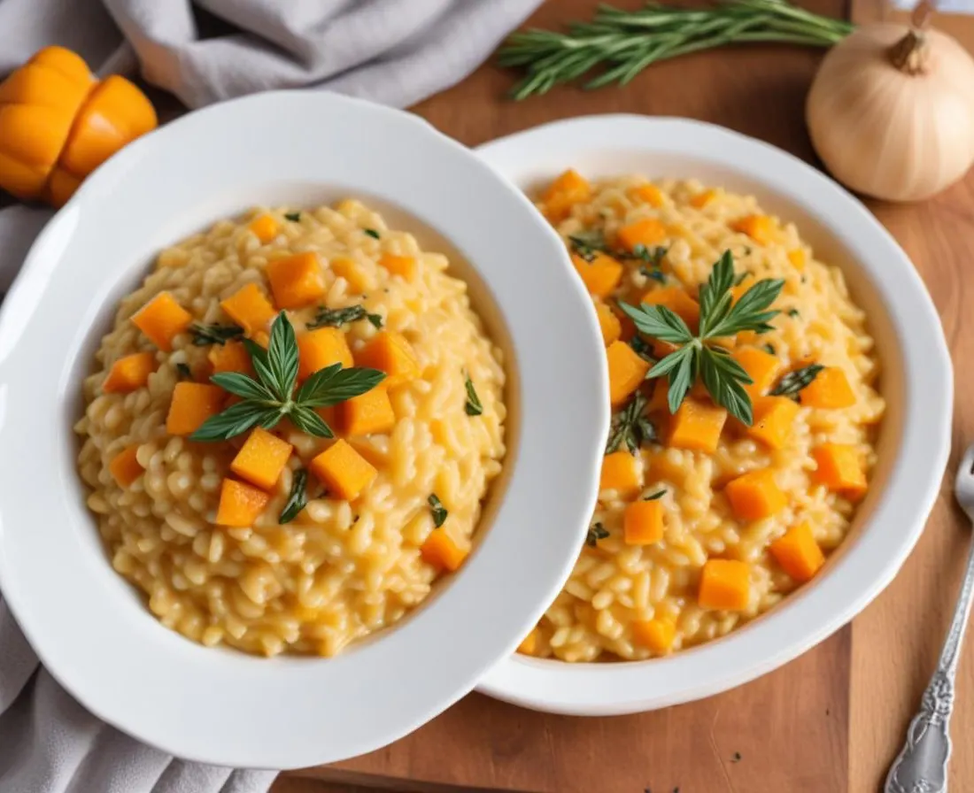 Risotto Crémeux au Butternut et à la Sauge