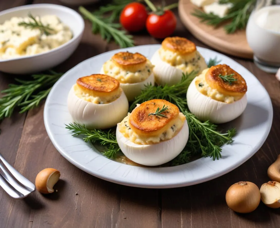 Champignons farcis au fromage de chèvre
