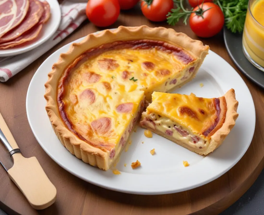 Quiche Gourmande aux Lardons et Raclette