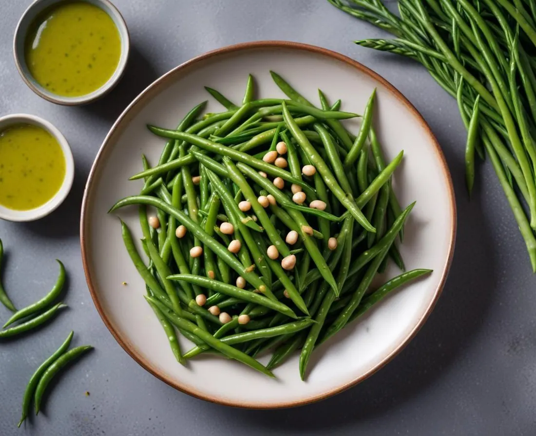 Haricots verts sautés à l'ail