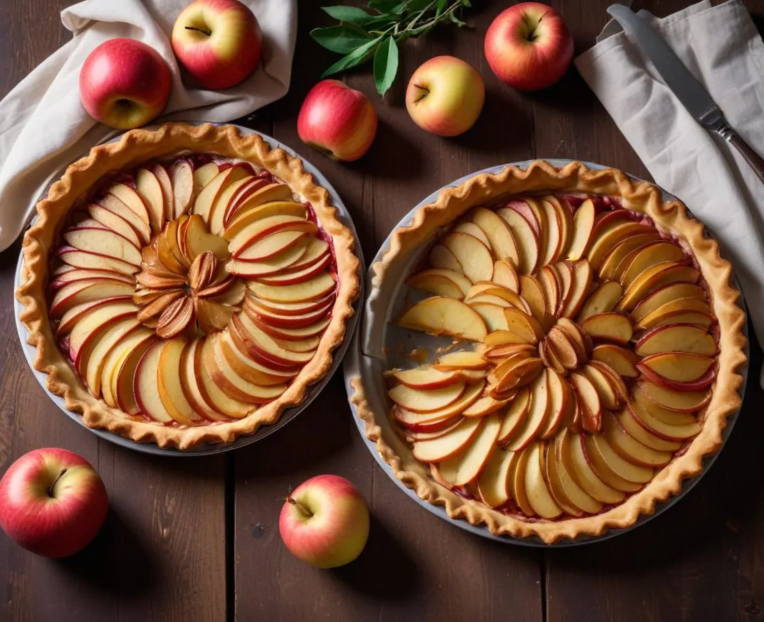 Tarte aux Pommes Rustique