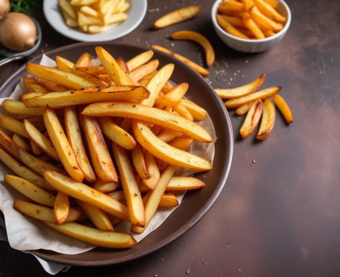 Frites de patates douces grillées