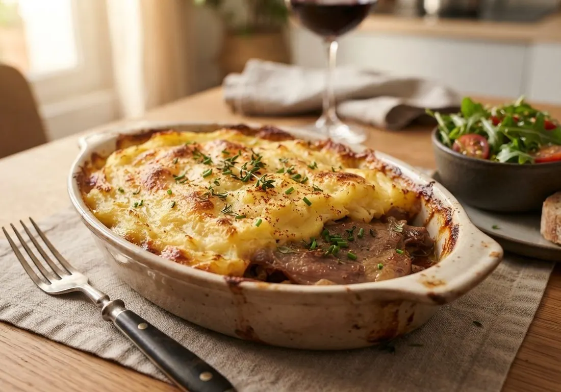 Hachis parmentier de canard
