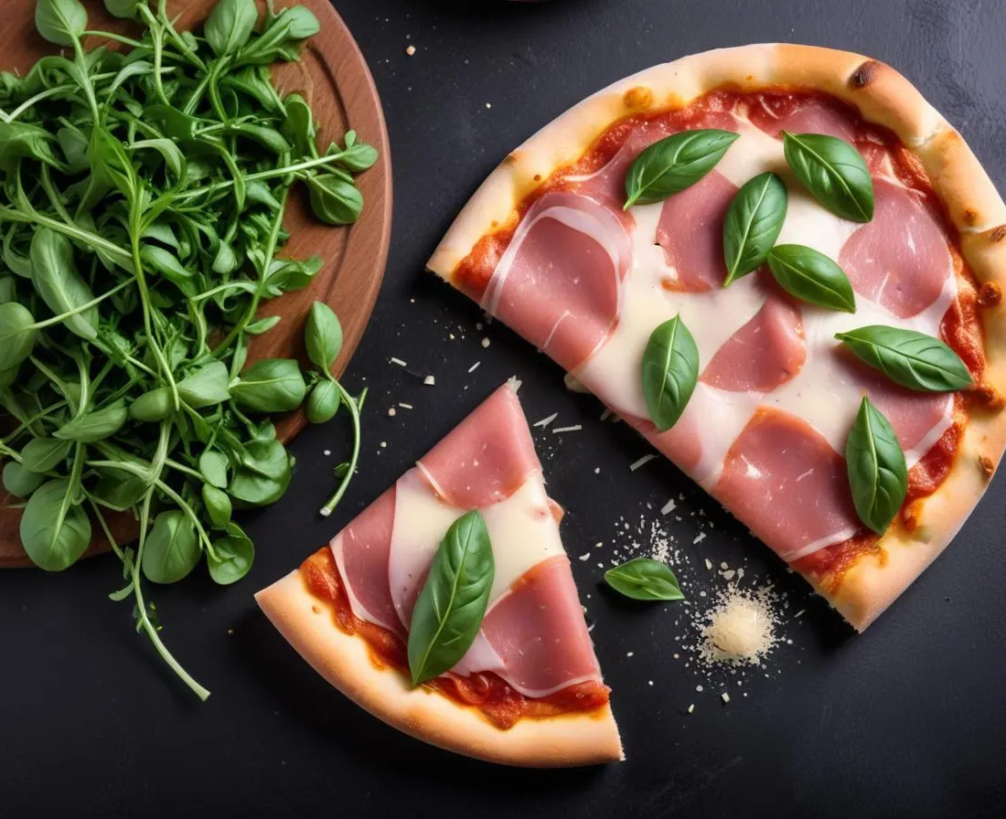 Pizza Italienne: Jambon Cru, Roquette & Parmesan