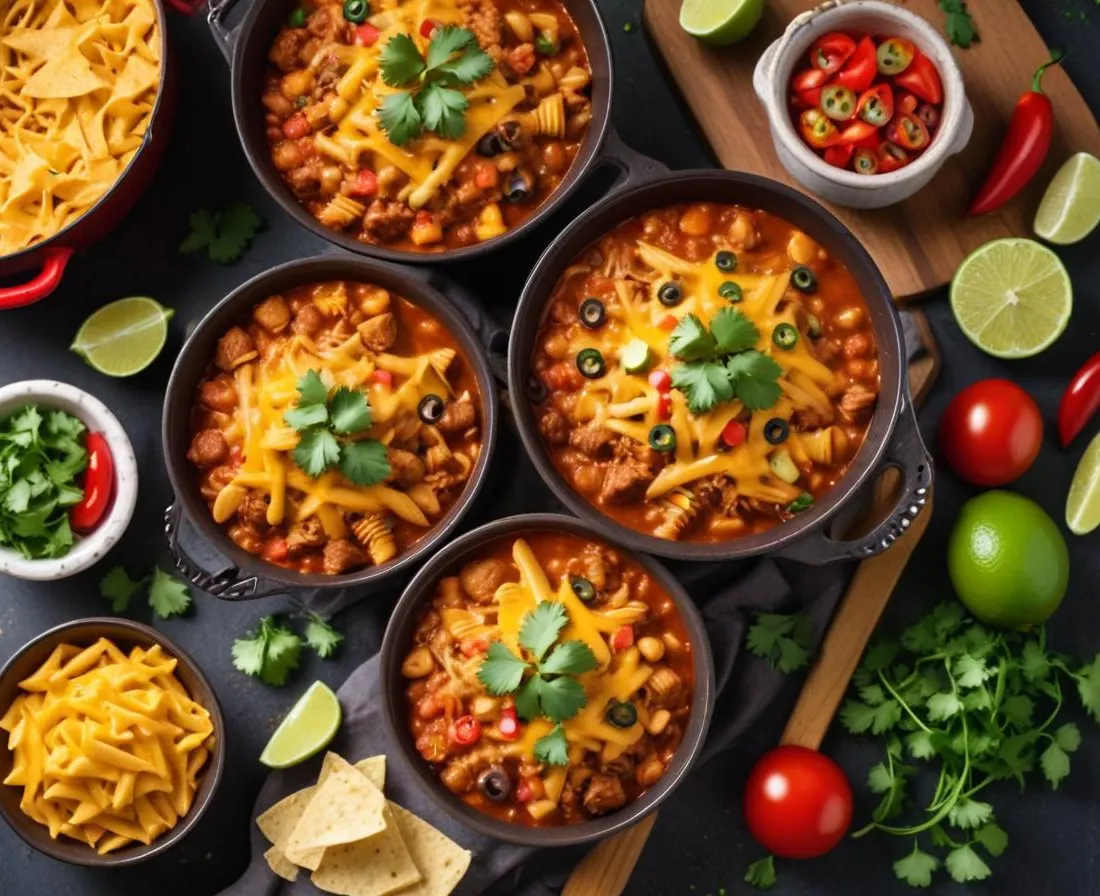 One Pot Pâtes Tex-Mex Faciles