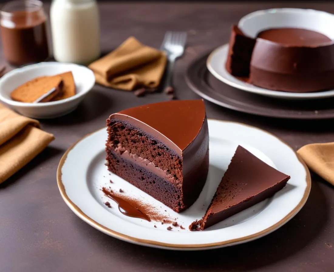 Gâteau au chocolat fondant sans farine