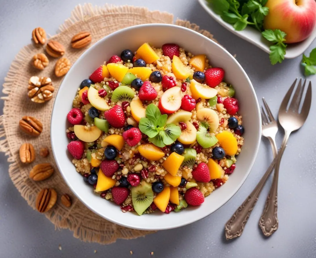Salade de quinoa aux fruits secs