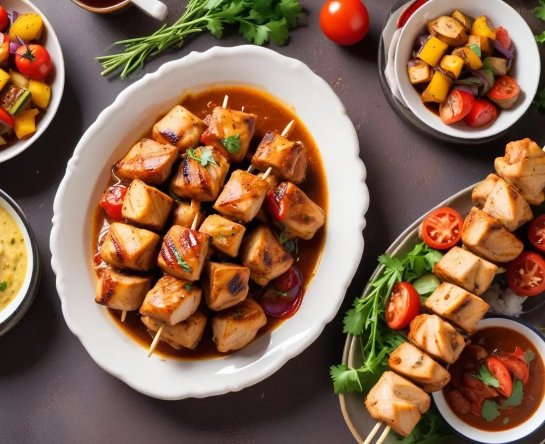 Brochettes de Poulet Façon Jerk