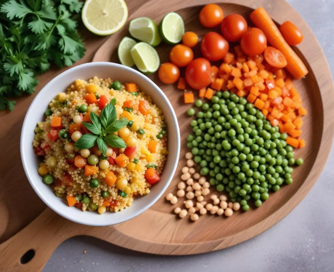 Couscous Végétarien aux Légumes de Saison et Pois Chiches