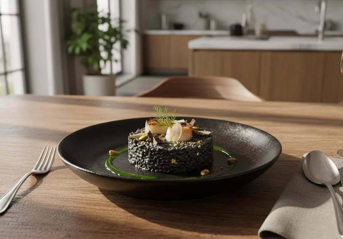 Le Risotto de l'Alchimiste Noir