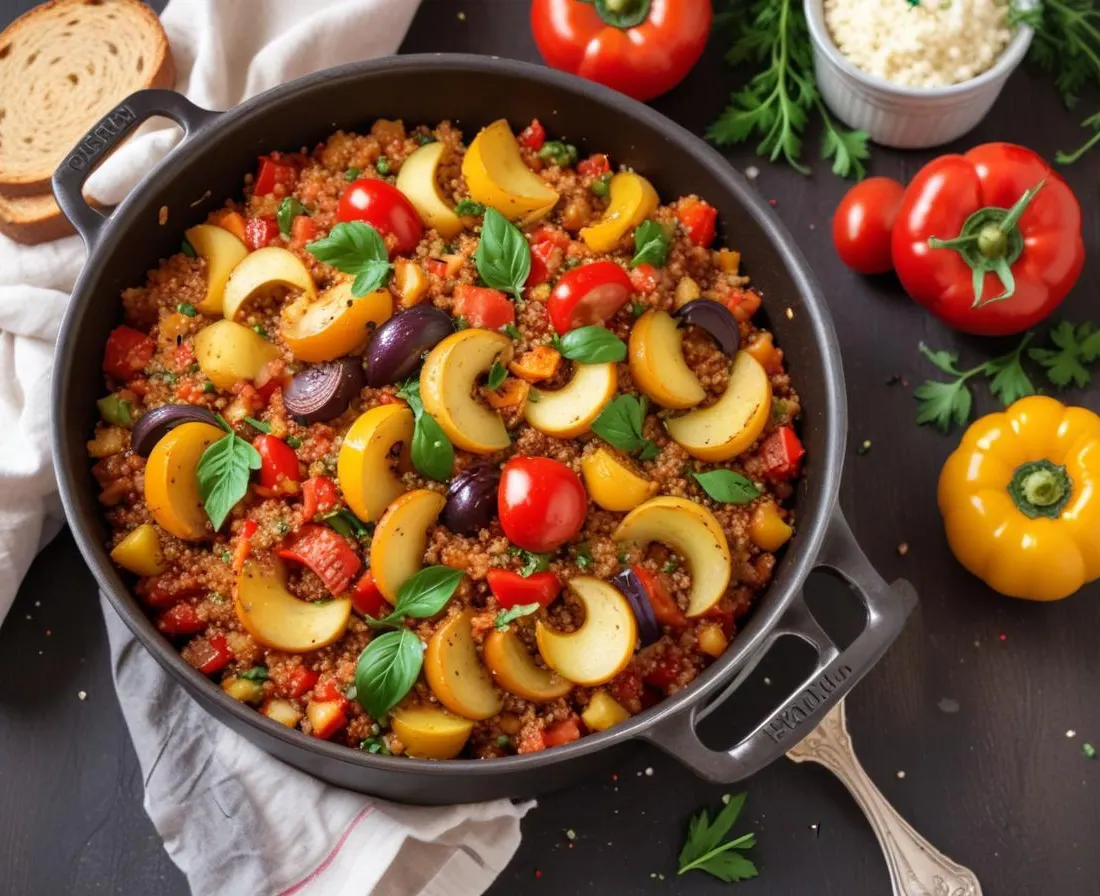 Ratatouille Express au Quinoa (One-Pot)