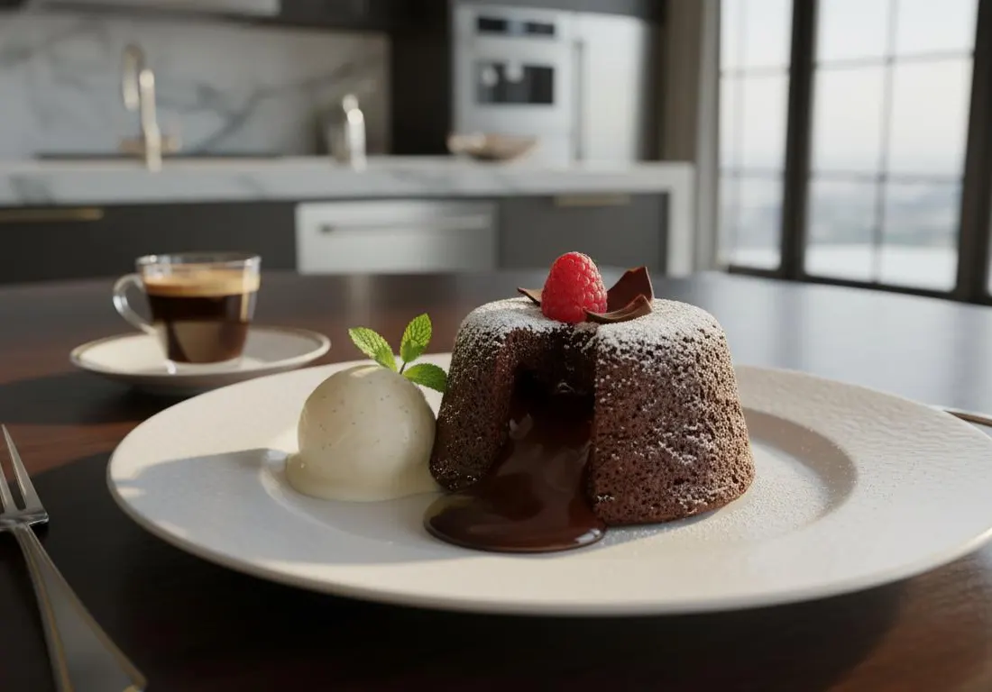 Gâteau Fondant au Chocolat 'Code Secret'