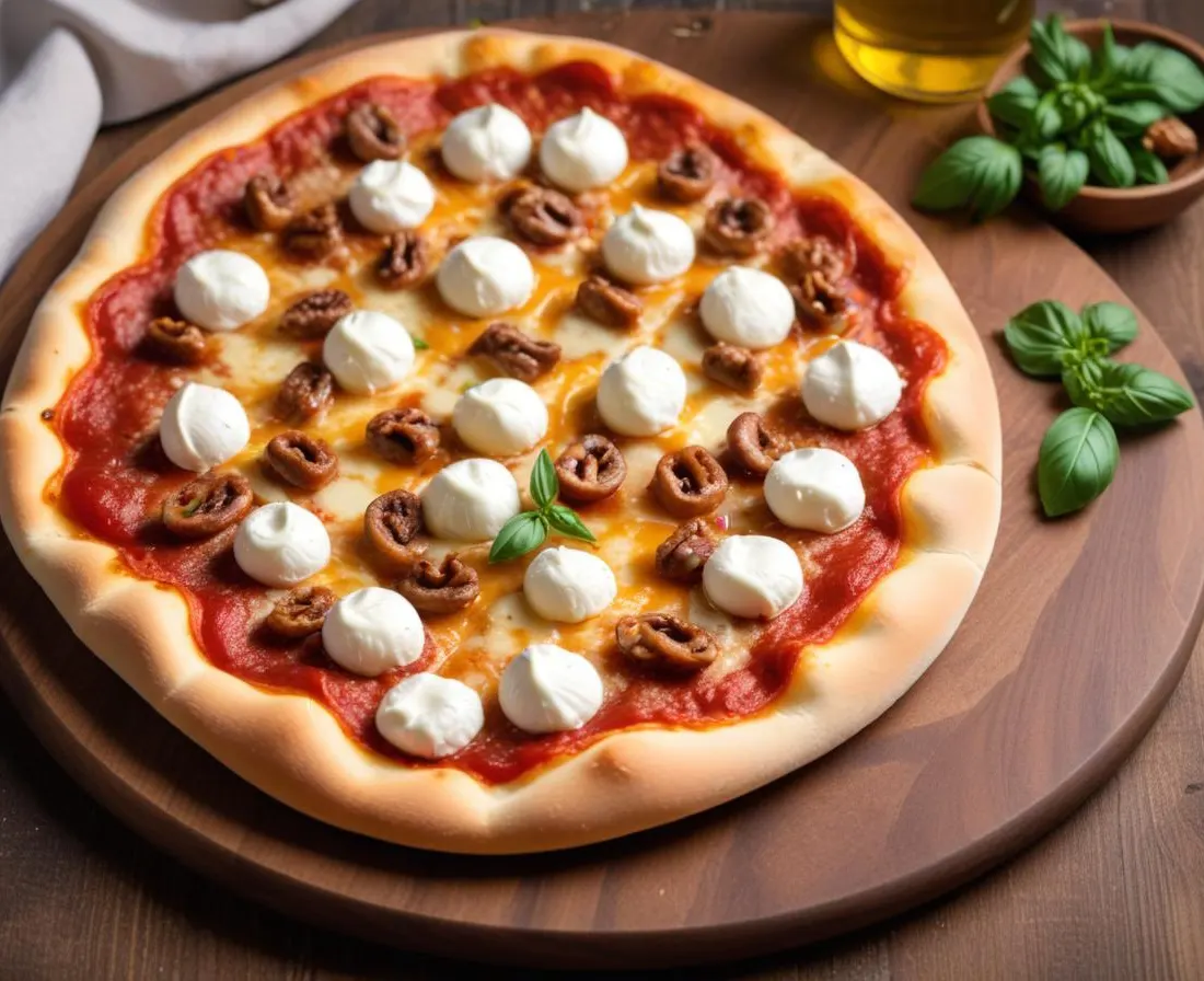 Pizza Chèvre-Miel et Noix