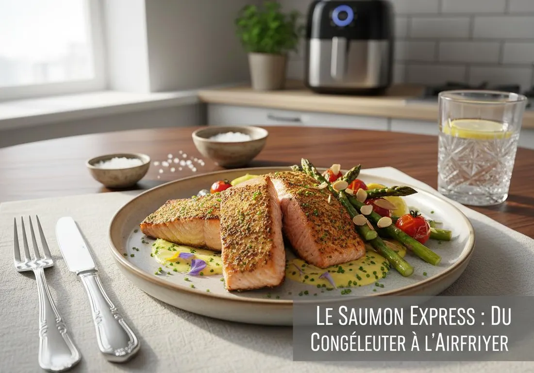 Le Saumon Express : Du Congélateur à l'Airfryer