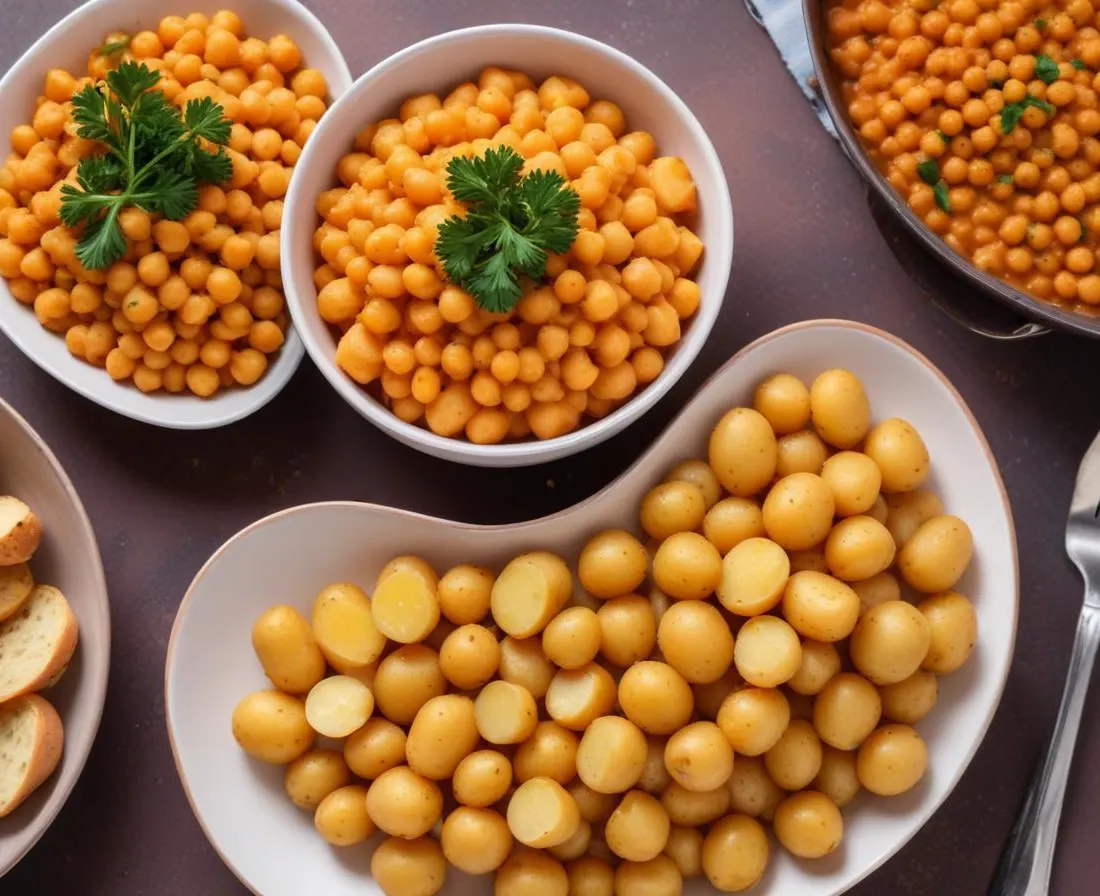 Nuage Épicé de Patates Douces et Pois Chiches