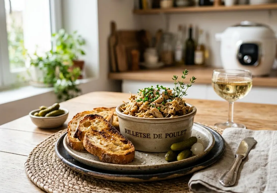 Rillettes de Poulet Express au Cookeo
