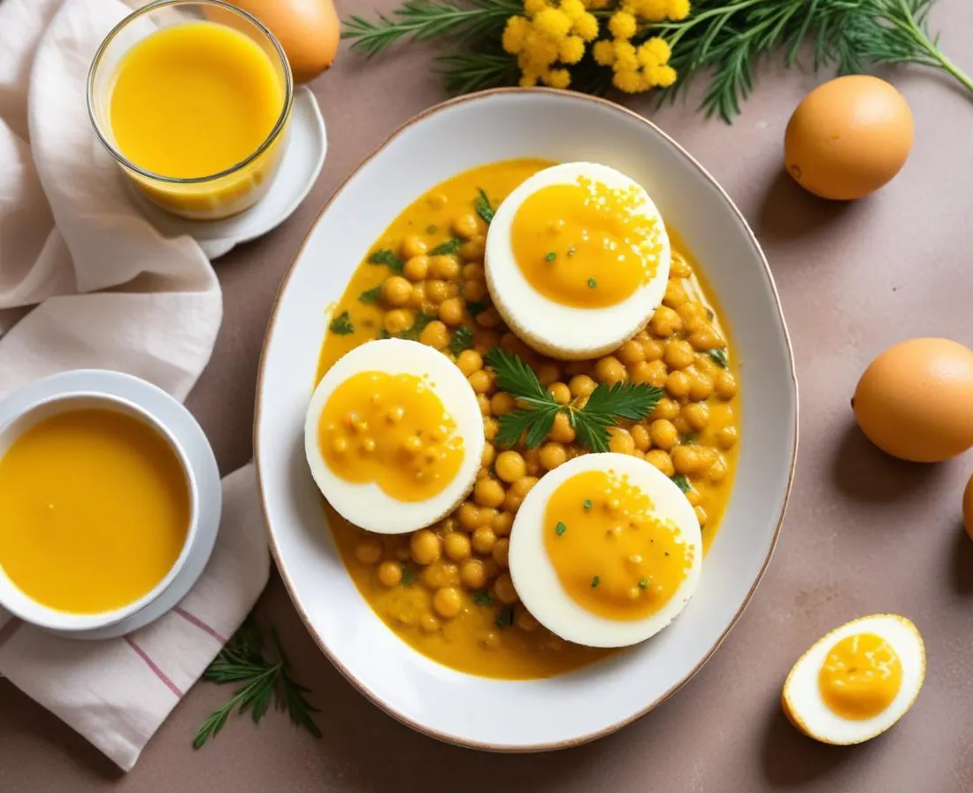 Œufs Mimosa Allégés au Yaourt et Curry