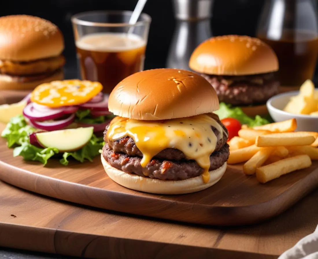 Burger Montagnard au Fromage Fondu