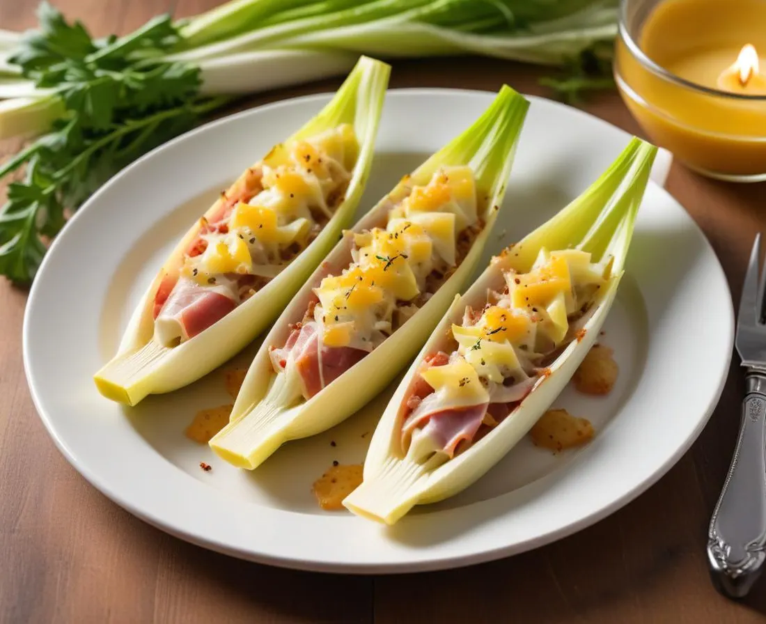 Endives au Jambon Gratinées