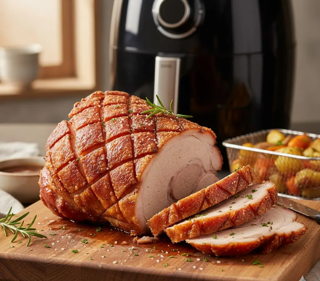Rouelle de porc croustillante à l'Air Fryer
