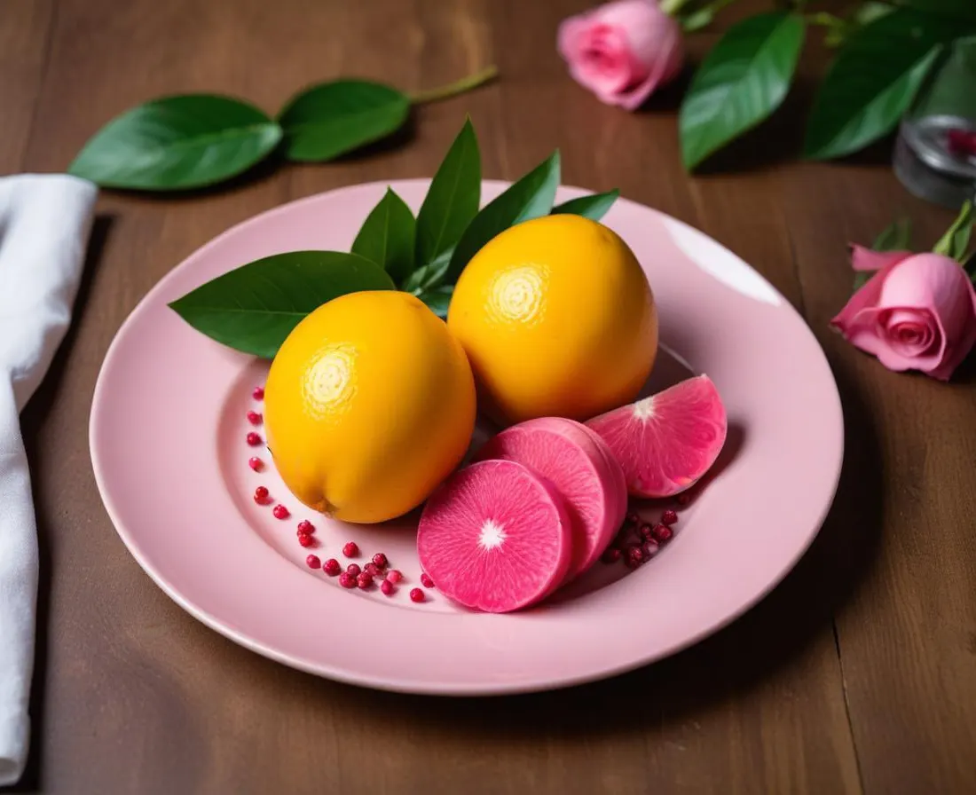 Sphères Éthérées de Mangue et Poivre Rose