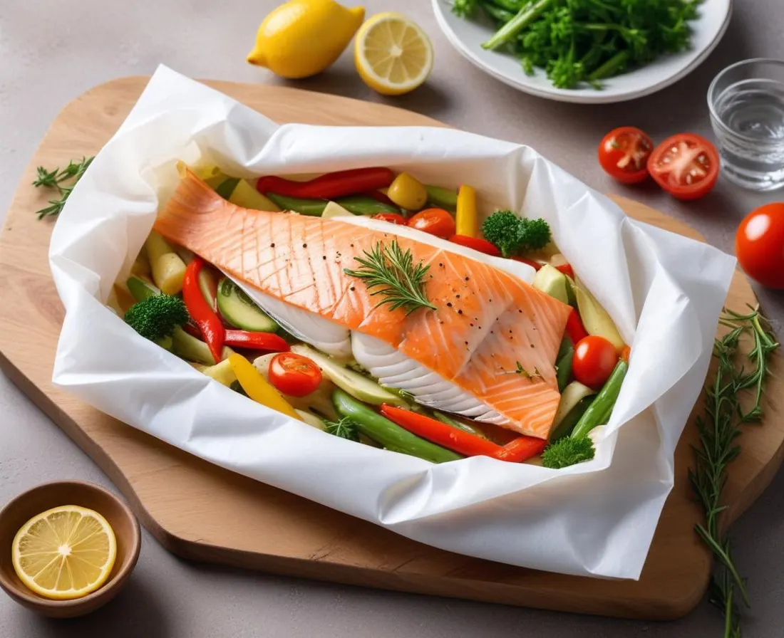 Papillote de Poisson Blanc et Légumes Racines