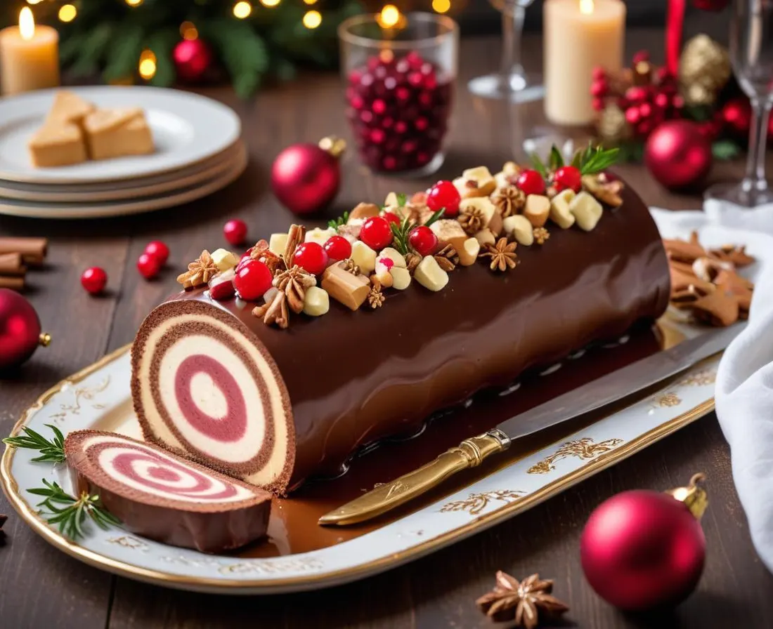 Bûche de Noël Facile et Gourmande