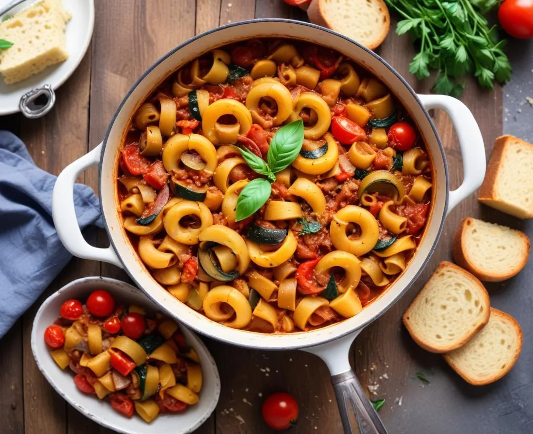 One Pot Pâtes façon Ratatouille