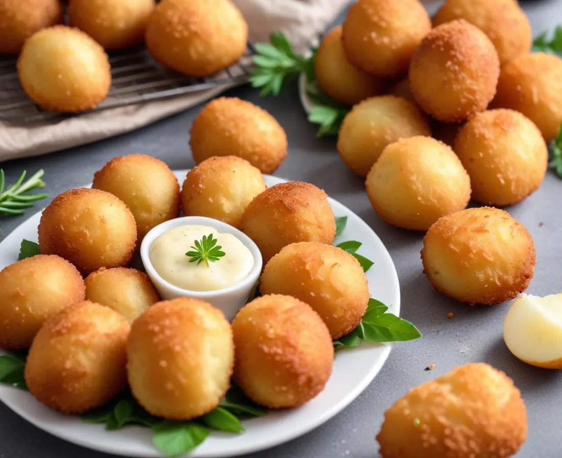 Mini croquettes de pommes de terre au persil
