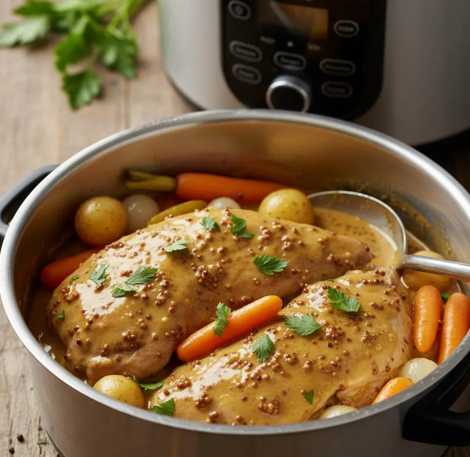 Lapin à la moutarde au Cookeo