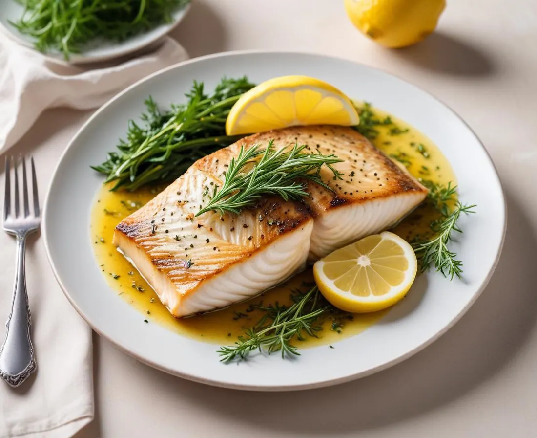 Barramundi Poêlé aux Herbes et Citron