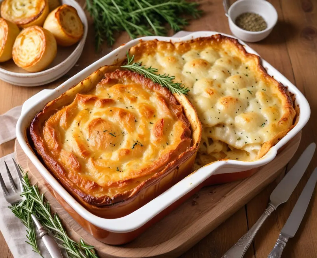 Rôti de porc aux herbes de Provence et gratin dauphinois