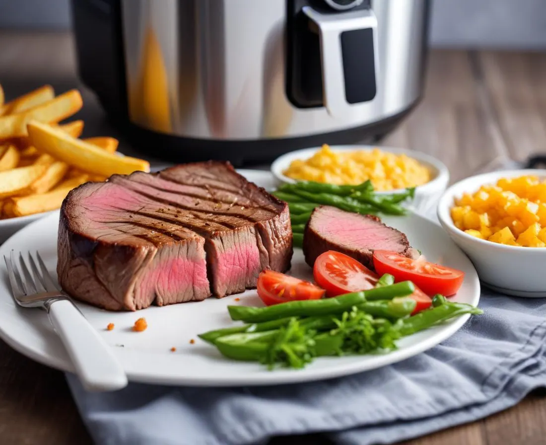 Steak Haché Parfait à l'Air Fryer