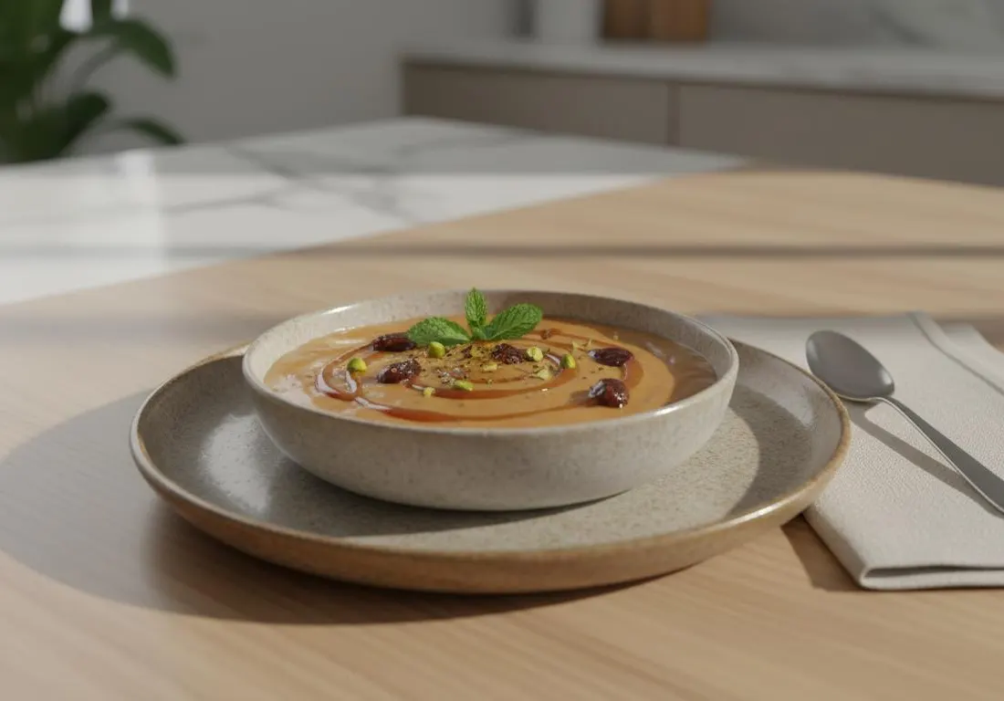 Crème Onctueuse au Caramel de Dattes