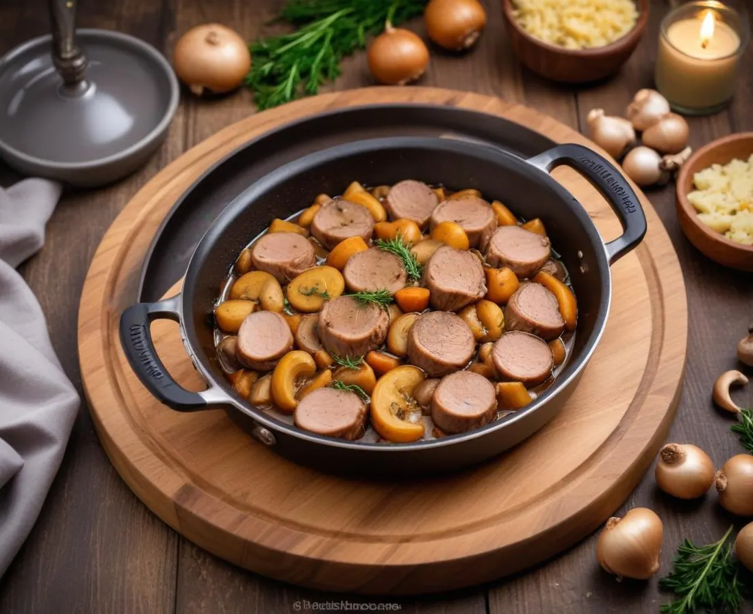 Sauté de porc rapide au Cookeo avec champignons