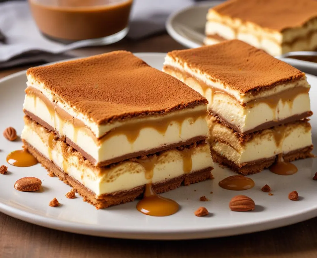 Tiramisu revisité au caramel et spéculoos