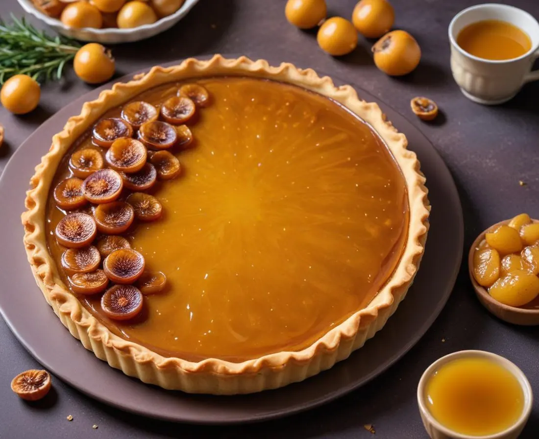 Tarte Fine aux Oignons Caramélisés et Miel