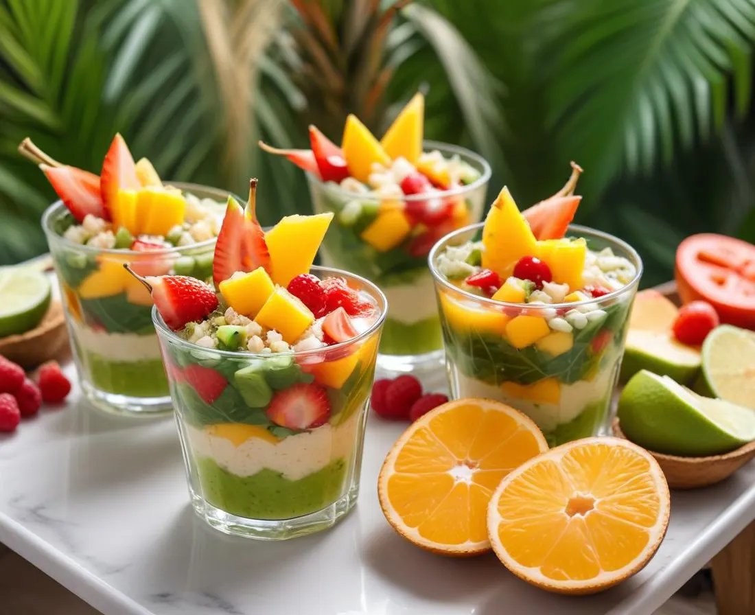 Verrines Fraîcheur Tropicale