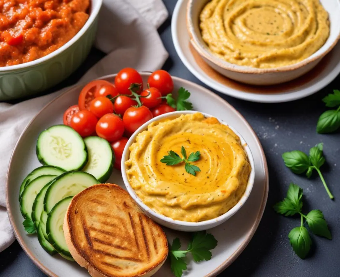 Tartinade Végétalienne Rapide aux Légumes Grillés