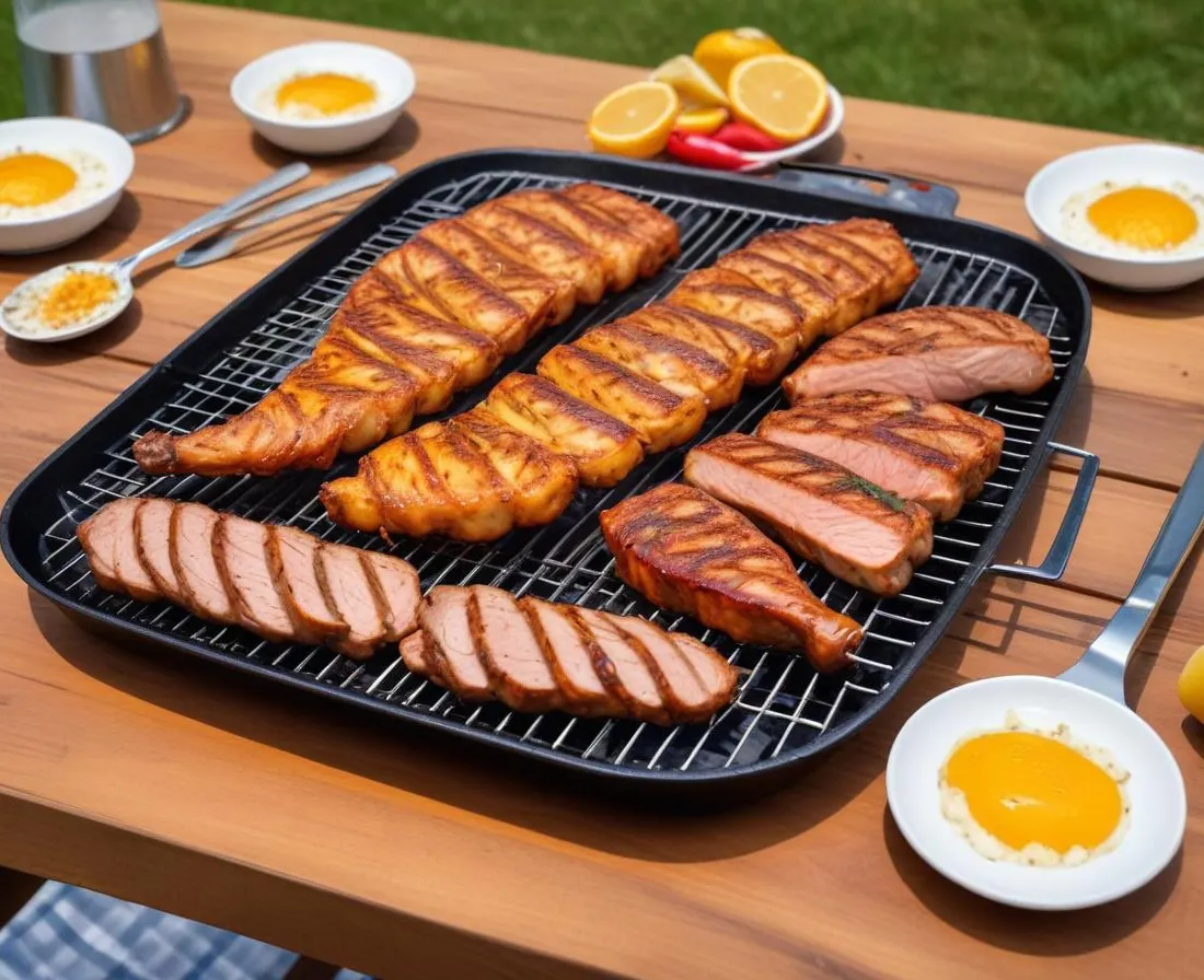 Cailles Marinées au Barbecue