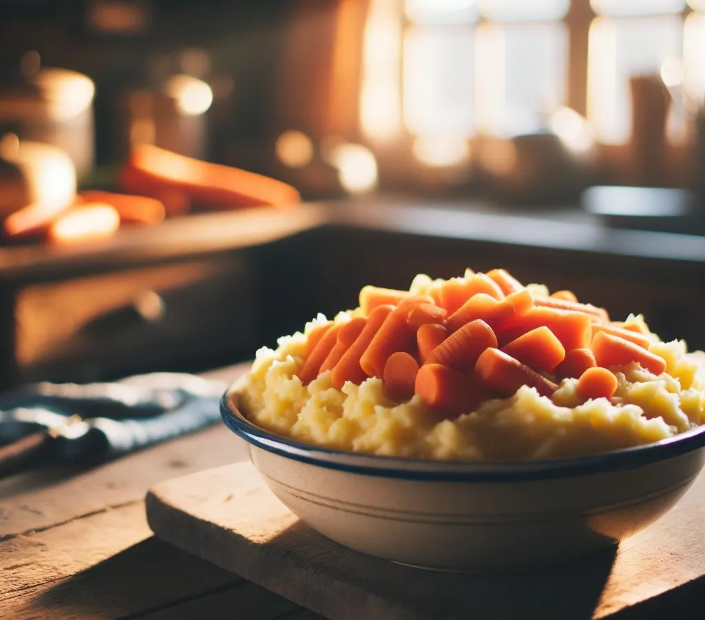 Stoemp aux pommes de terre et carottes