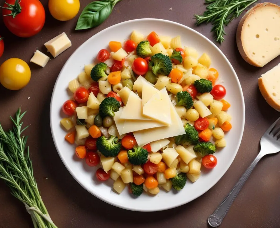 Tian de légumes d'été au parmesan