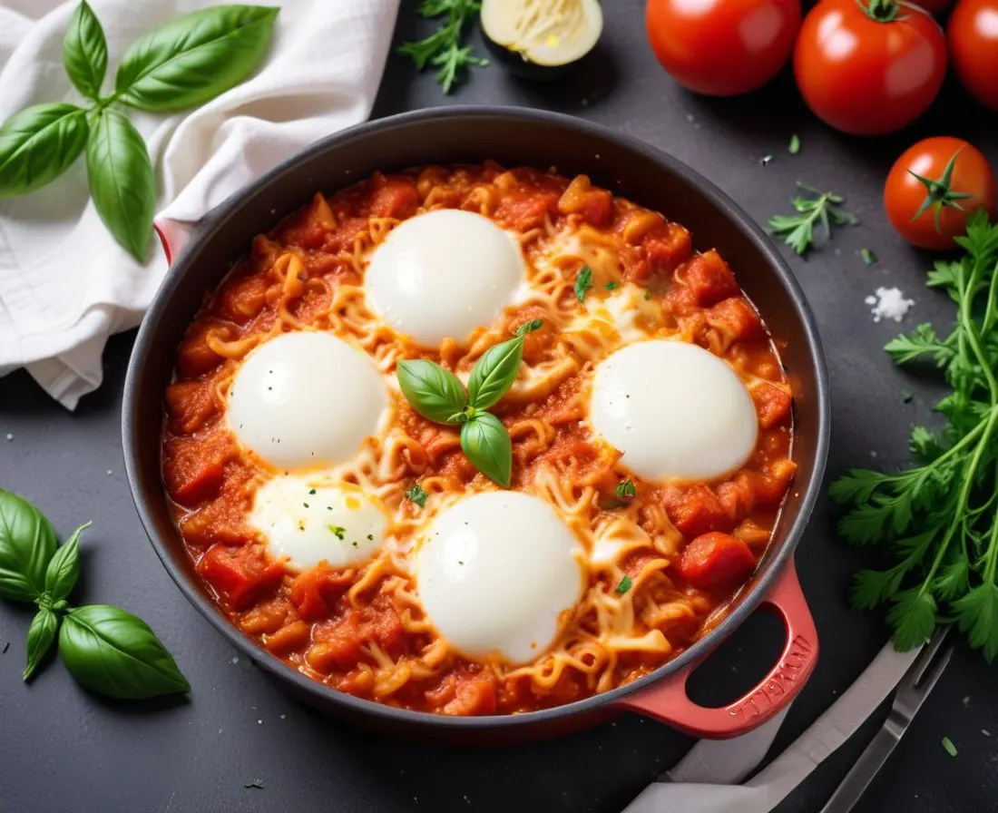 Riz à la tomate et mozzarella One Pot