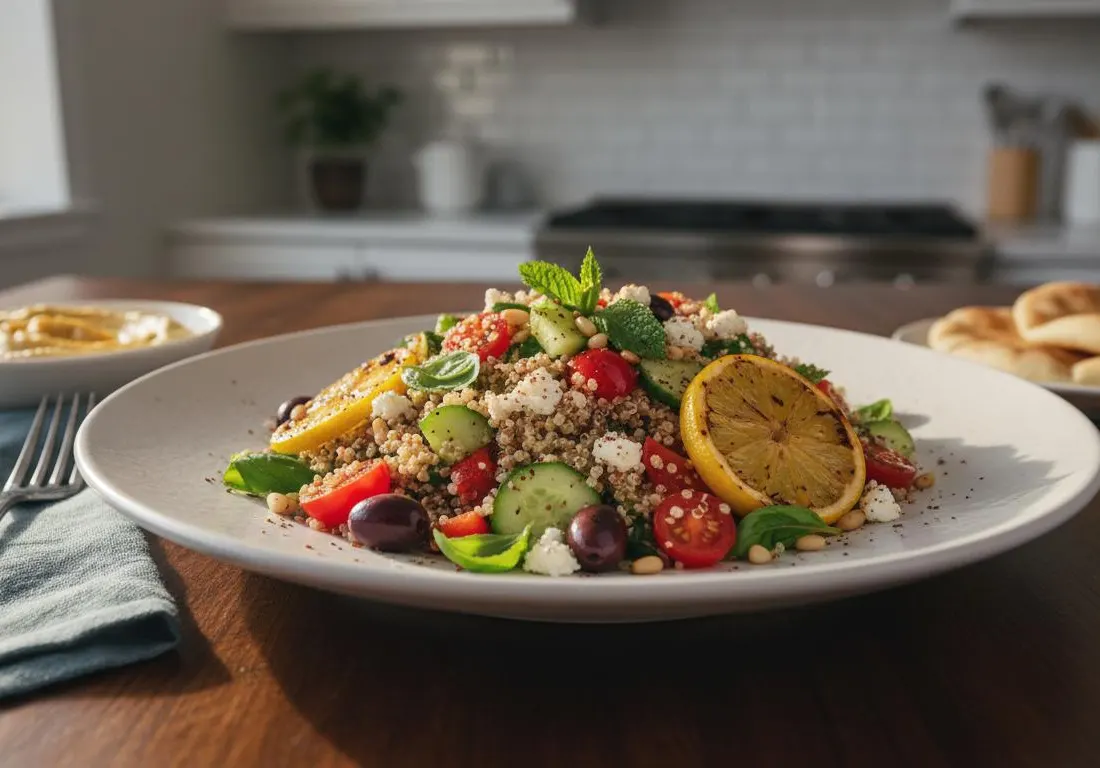 Salade de Quinoa à la Méditerranéenne