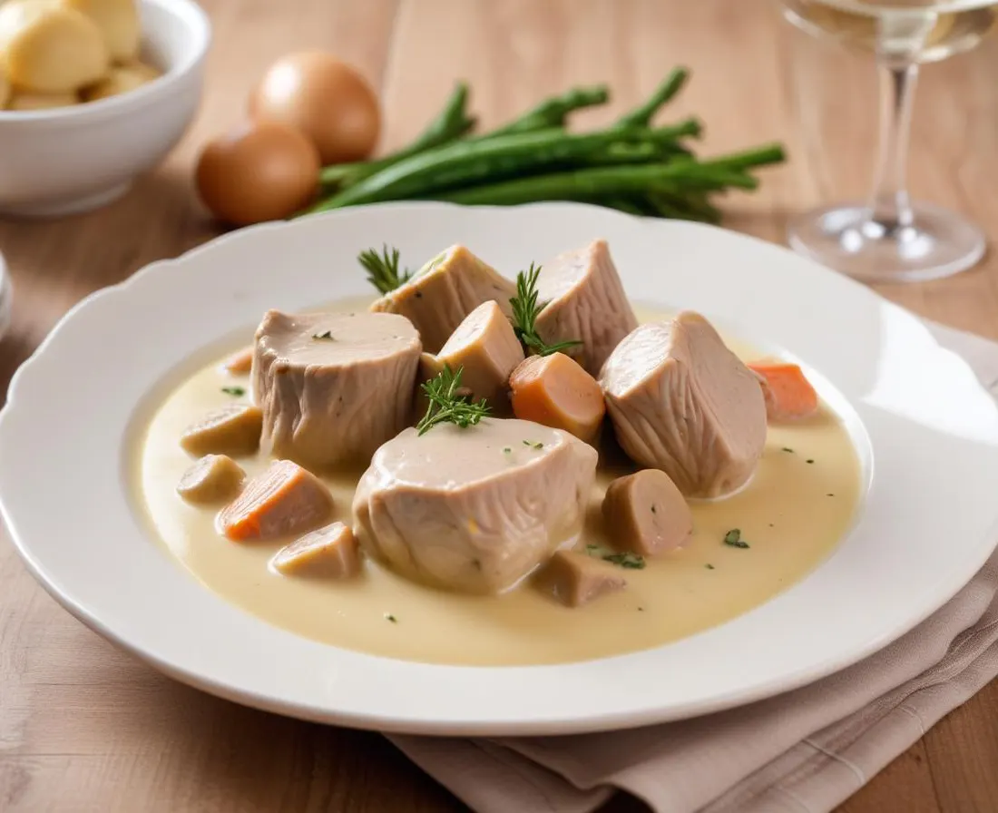 Blanquette de veau onctueuse au Cookeo