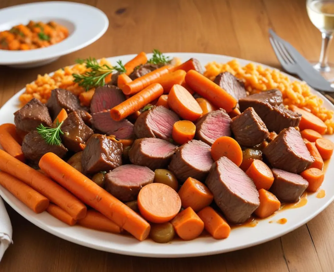 Ragoût de bœuf aux carottes et céleri-rave